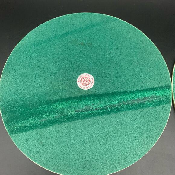 Vintage Rosemary Jane England 2 Melamine Round Table Hot Plate Mats Folk Art - Picture 7 of 12